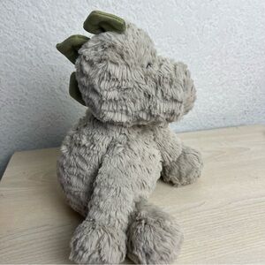 Jellycat London 9” Fuddlewuddle Dino Green Dinosaur Stuffed Plush Animal